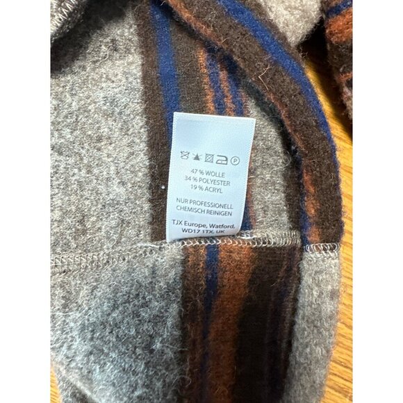 Fenn Wright Manson Wool Blend Jacket With Buckle Front Size M - Picture 8 of 9